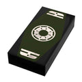 Green Commander Sabacc Card Custom Printed 1x2 Tile made using LEGO part - B3 Customs - 