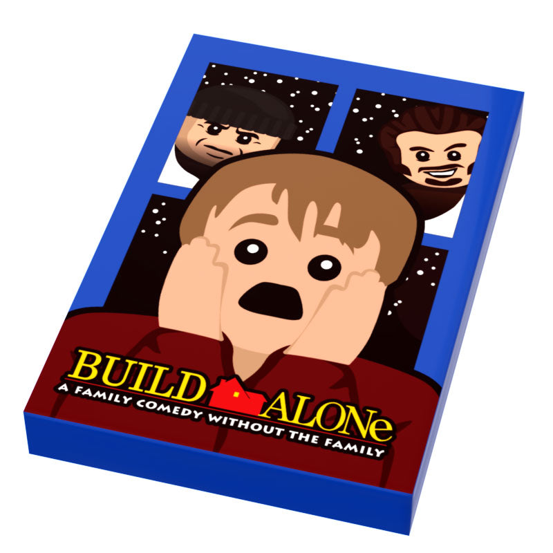 Build Alone Movie Cover (2x3 Tile) made using LEGO part - B3 Customs