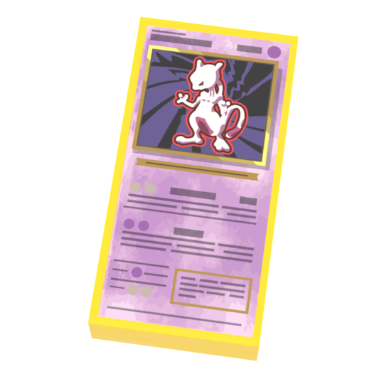 Mutwo - Pocketball Card (1x2 Tile) for Minifigs