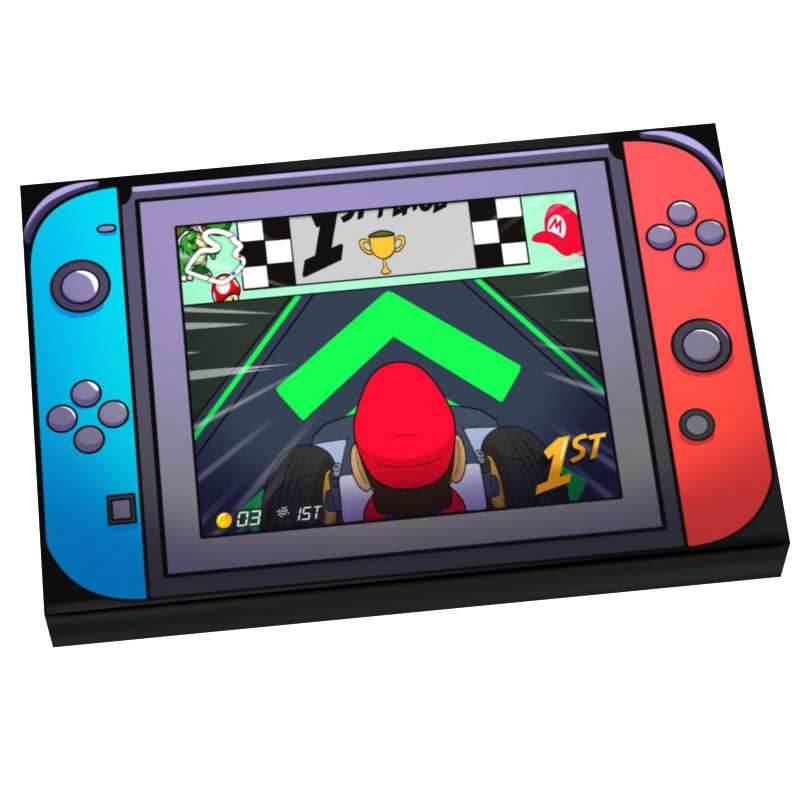 Pretendo Handheld Gaming Console (2x3 Tile) made using LEGO parts - B3 Customs - 