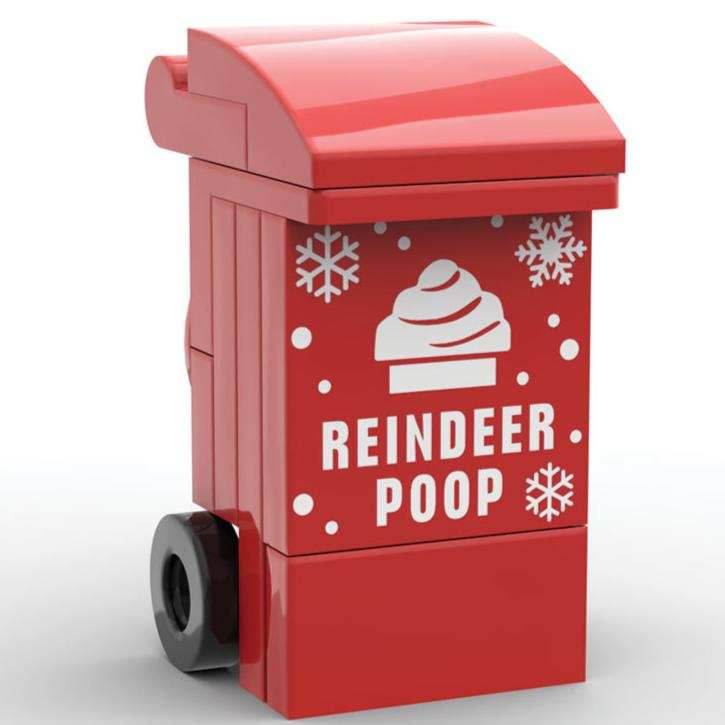 Reindeer Poop Waste Can - B3 Customs - 