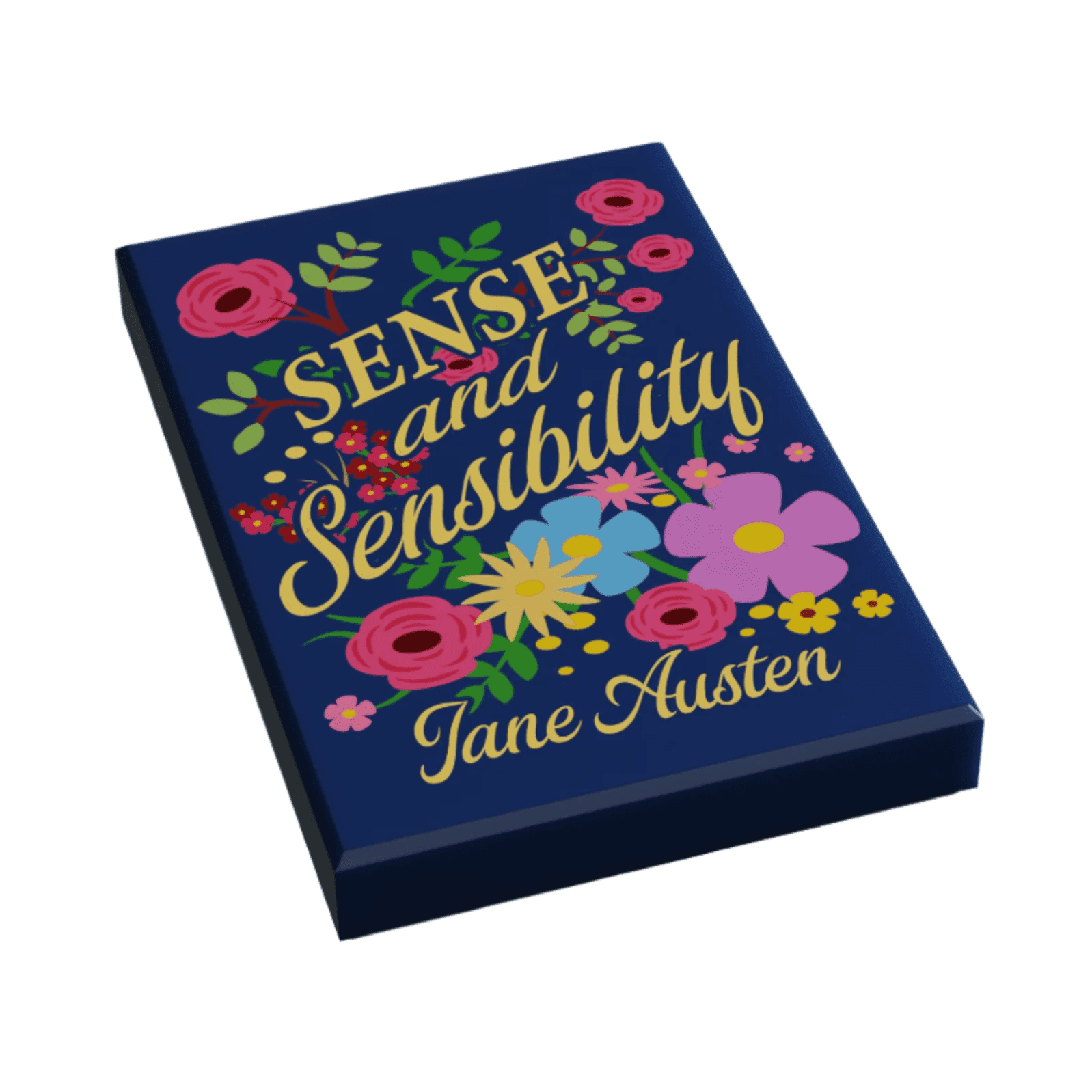 Sense & Sensibilities Book (2x2 Tile) made using LEGO part - B3 Customs - 