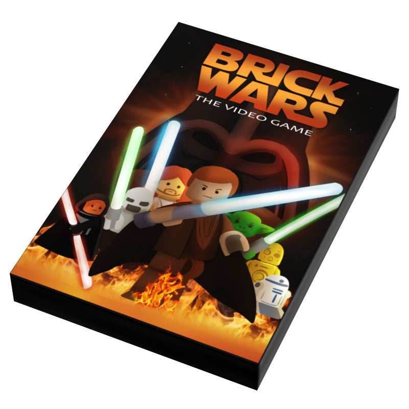 Custom LEGO SW: Original Video Game Cover (2x3 Tile) made using LEGO part - B3 Customs - 
