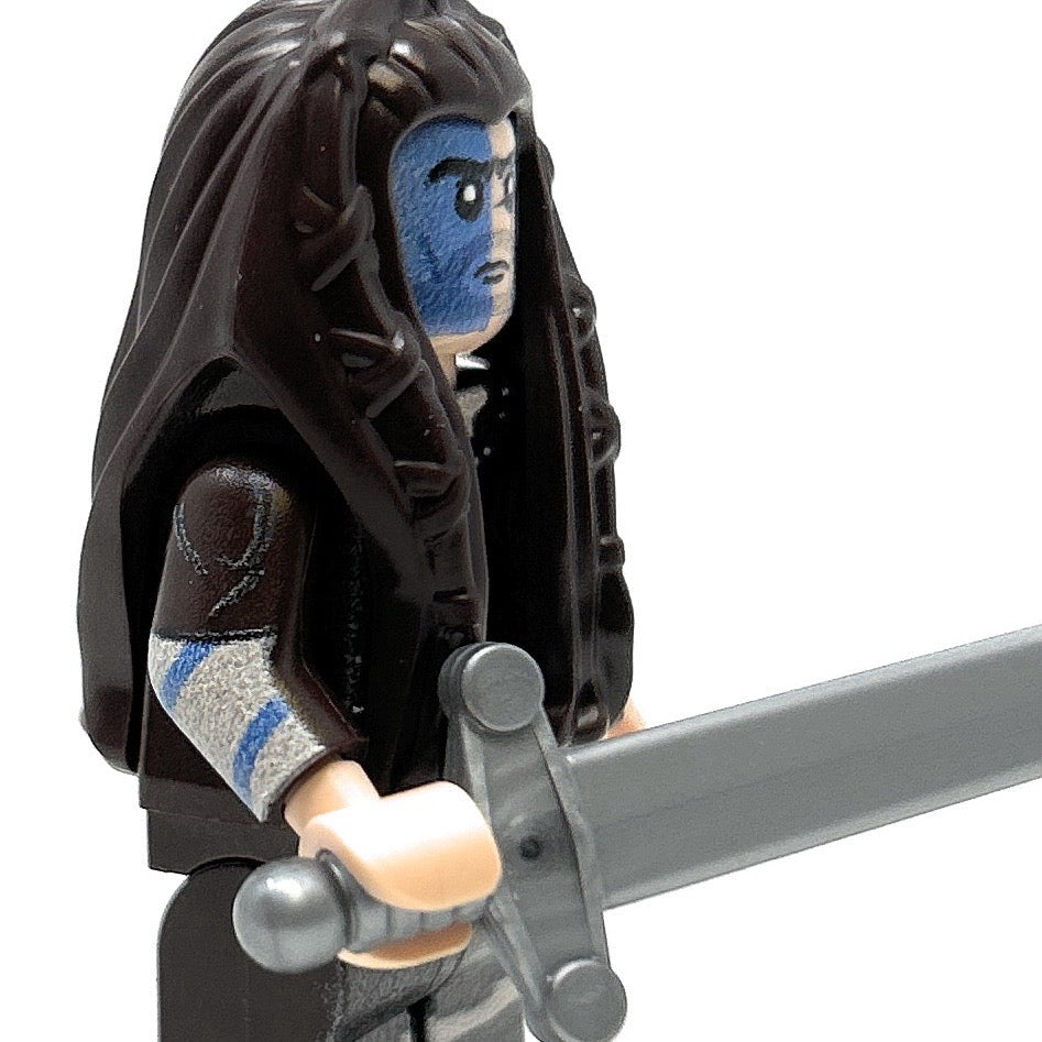 Custom William Wallace Minifig made using LEGO parts - B3 Customs