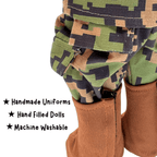 My Hero™ Daddy Doll Marine | Custom Recordable Plush