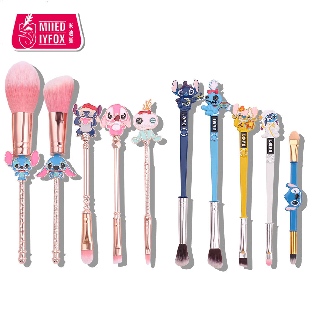 Cute Stitch Makeup Brush Stitch Doll Shaped Gifts Stitch Makeup Brush