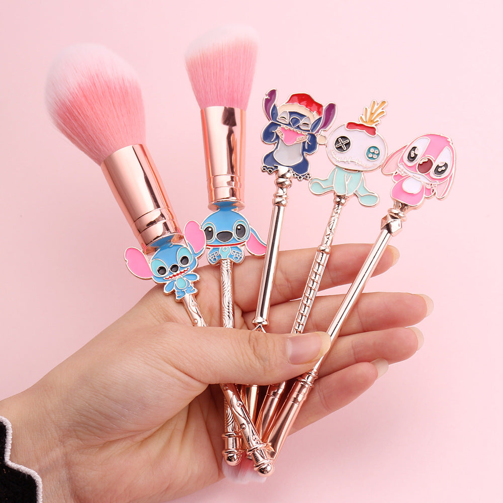 Cute Stitch Makeup Brush Stitch Doll Shaped Gifts Stitch Makeup Brush