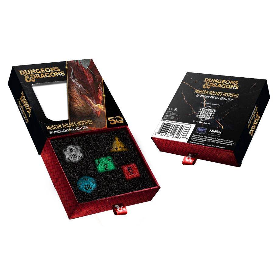 D&D 50th Anniversary: Modern Holmes Inspired Dice Set - 
