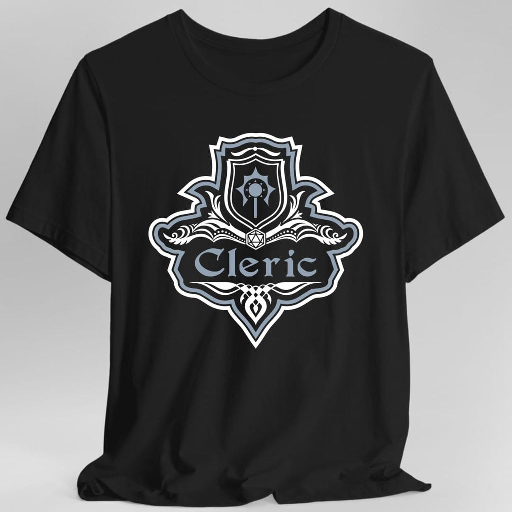 D&D Cleric Class Fancy Emblem T-Shirt