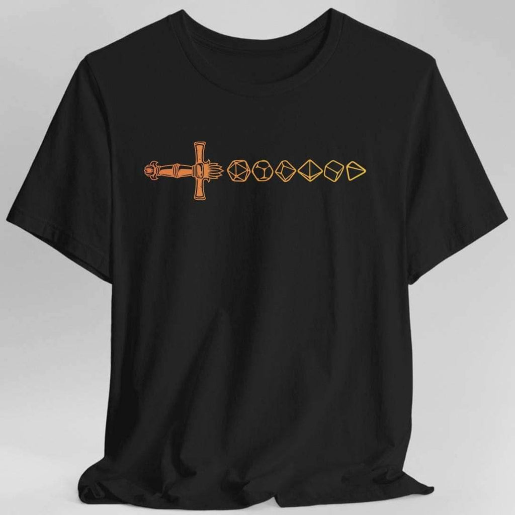 D&D Dice Sword T-Shirt - Black / S