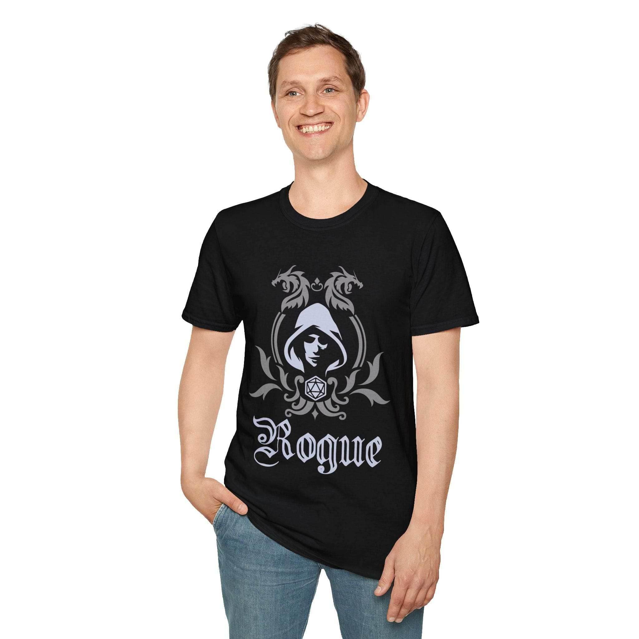 D&D Rogue Class Emblem T-Shirt - Navy / S