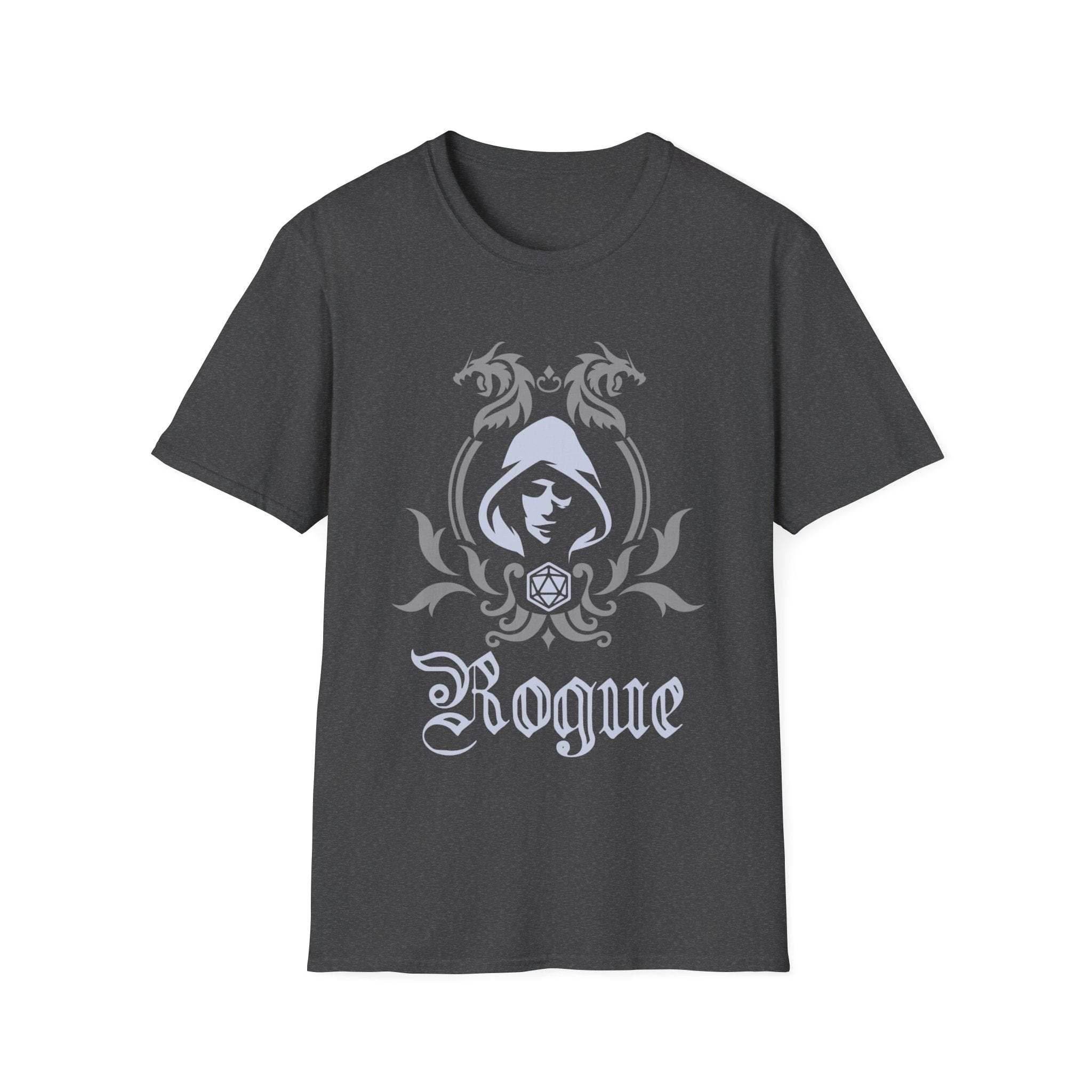 D&D Rogue Class Emblem T-Shirt - Dark Heather / S