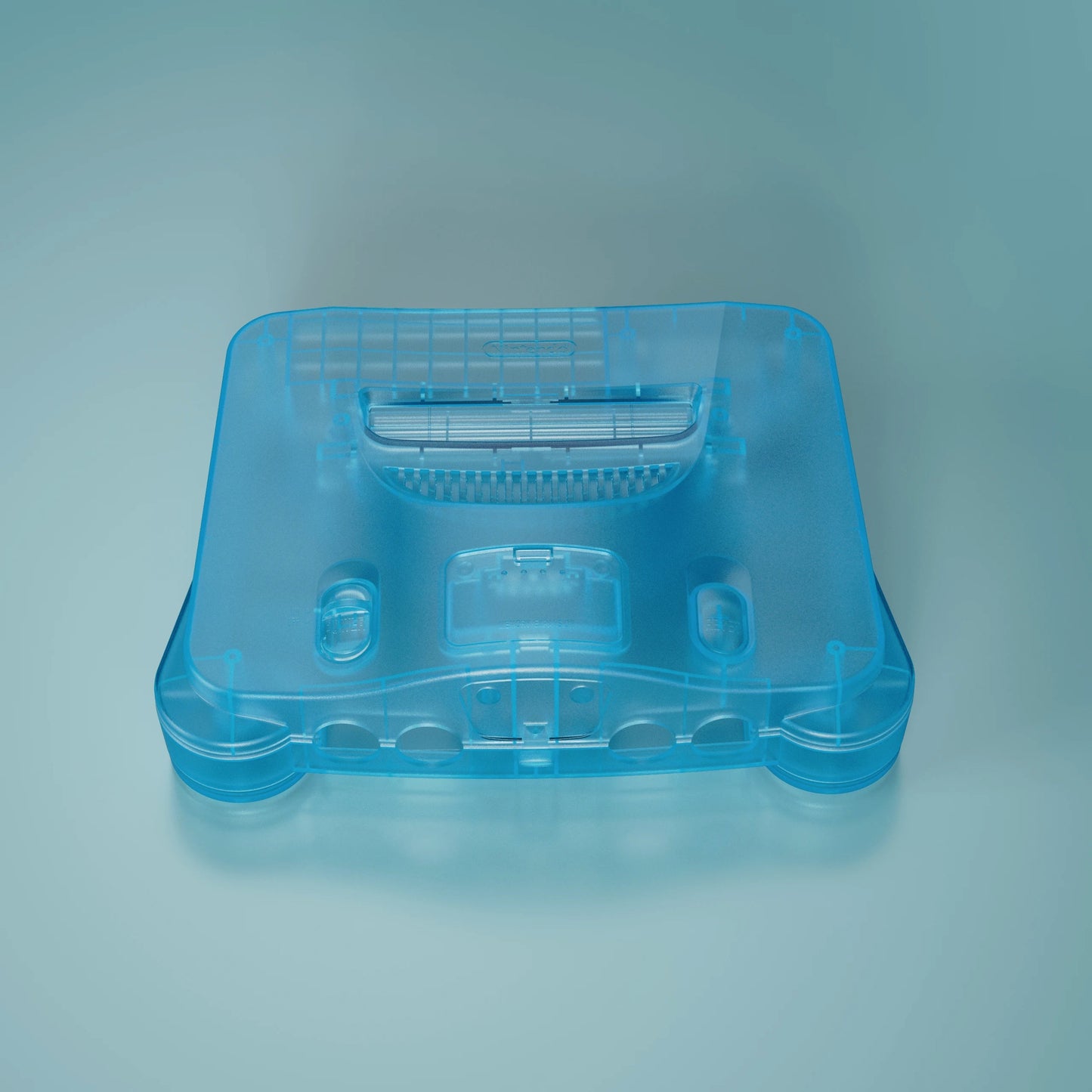 N64 Replacement Console Shell Housing Ice Blue Nintendo 64