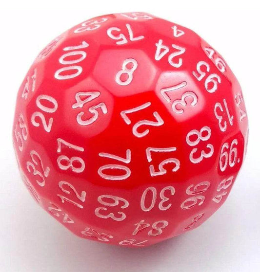 Acrylic 45mm D100 by Foam Brain Games - Red