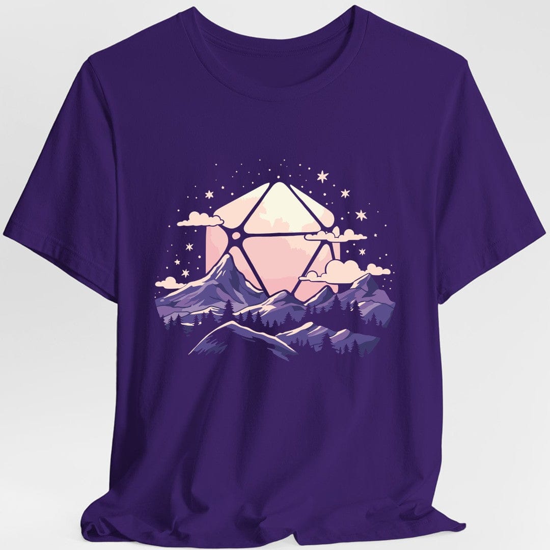 D20 Sun Landscape Purple Pink