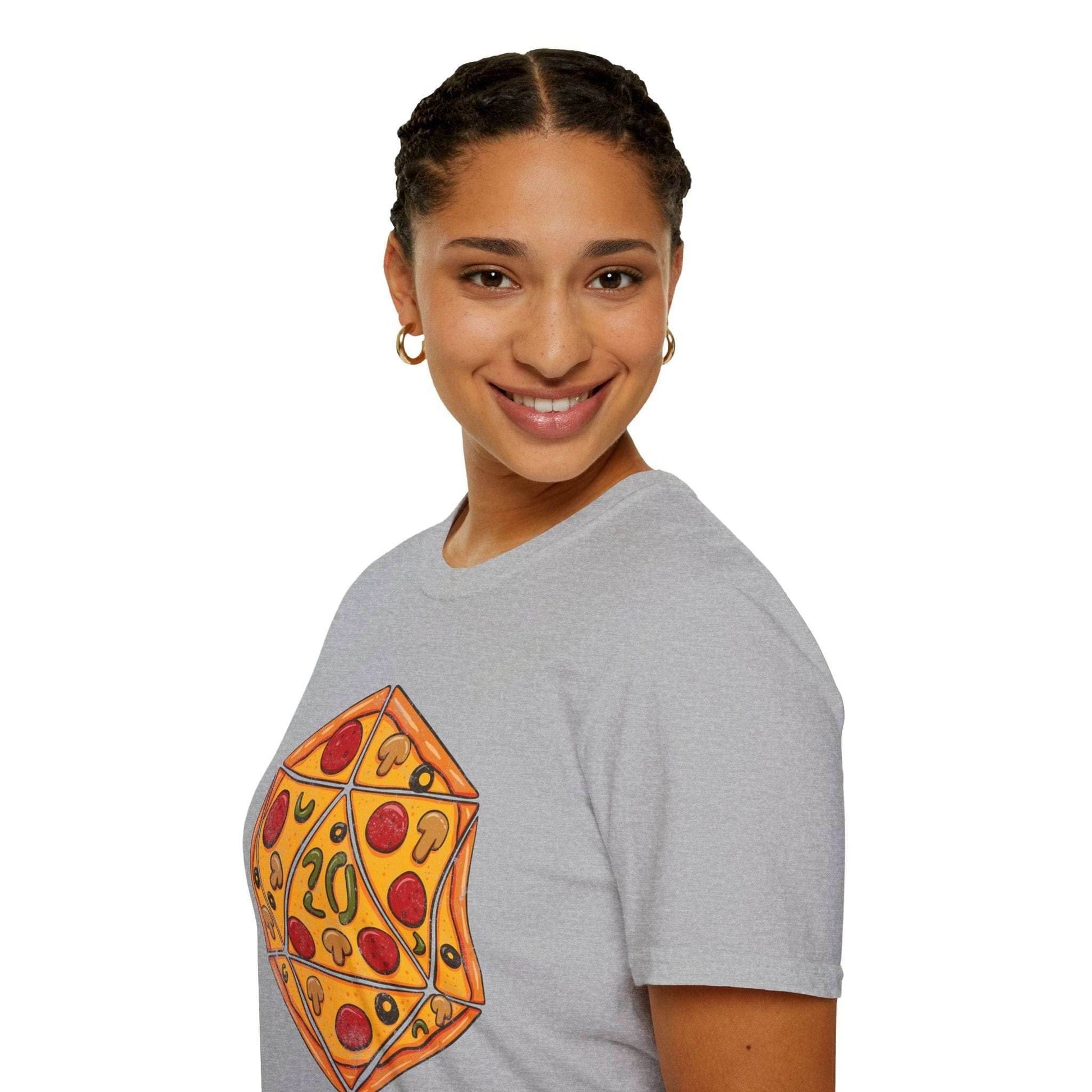 D20 Pizza Shirt Shirt - Navy / S