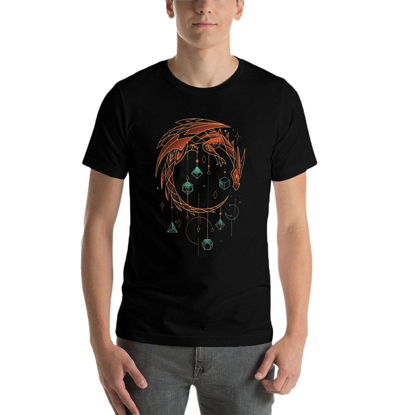 Draconic Dice Keeper - Roleplayer Gamer  Moisture-wicking T-Shirt
