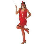 Adult Red Flapper Dress