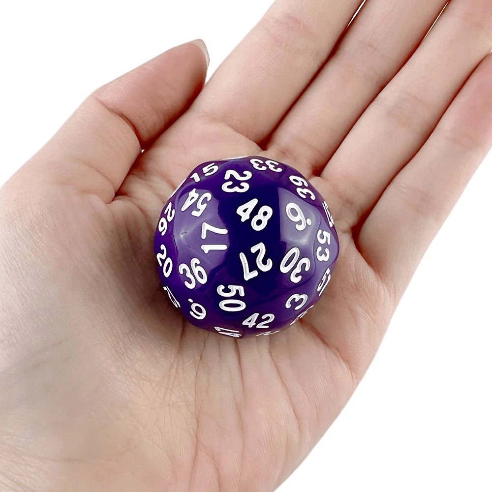 D60 Dice 1Pc Plastic Ball for Board Game Table Party Games Valentine Gift