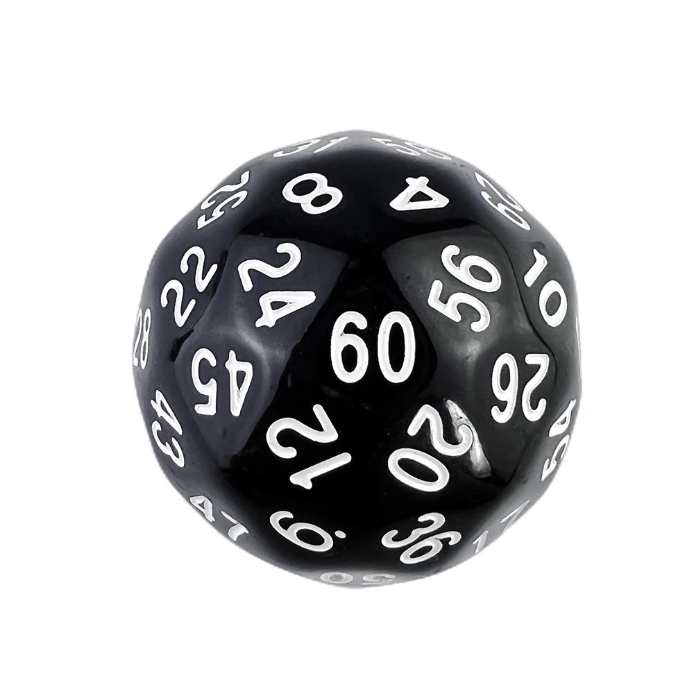 D60 Dice 1Pc Plastic Ball for Board Game Table Party Games Valentine Gift