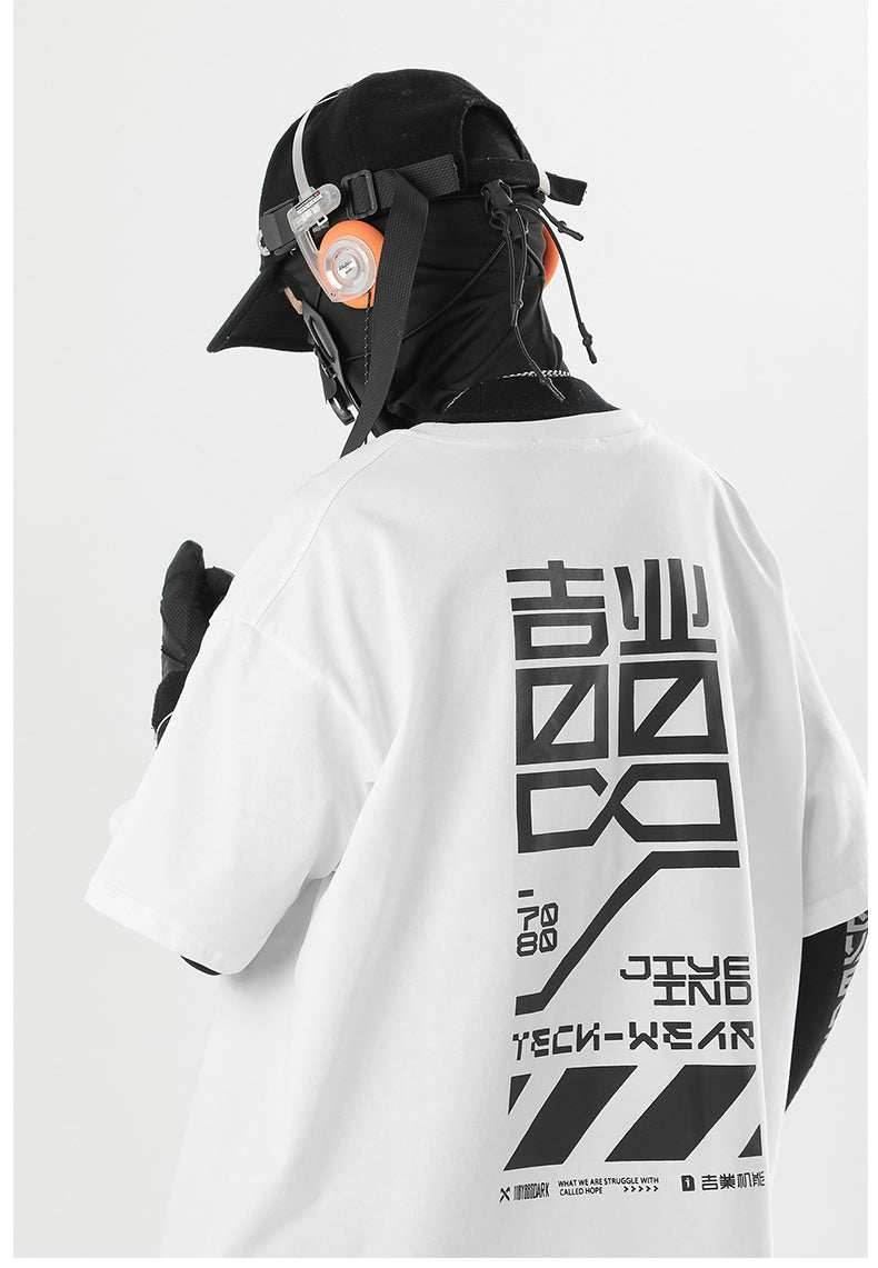 JX Neo Cyber Graphics Tee - Black / M
