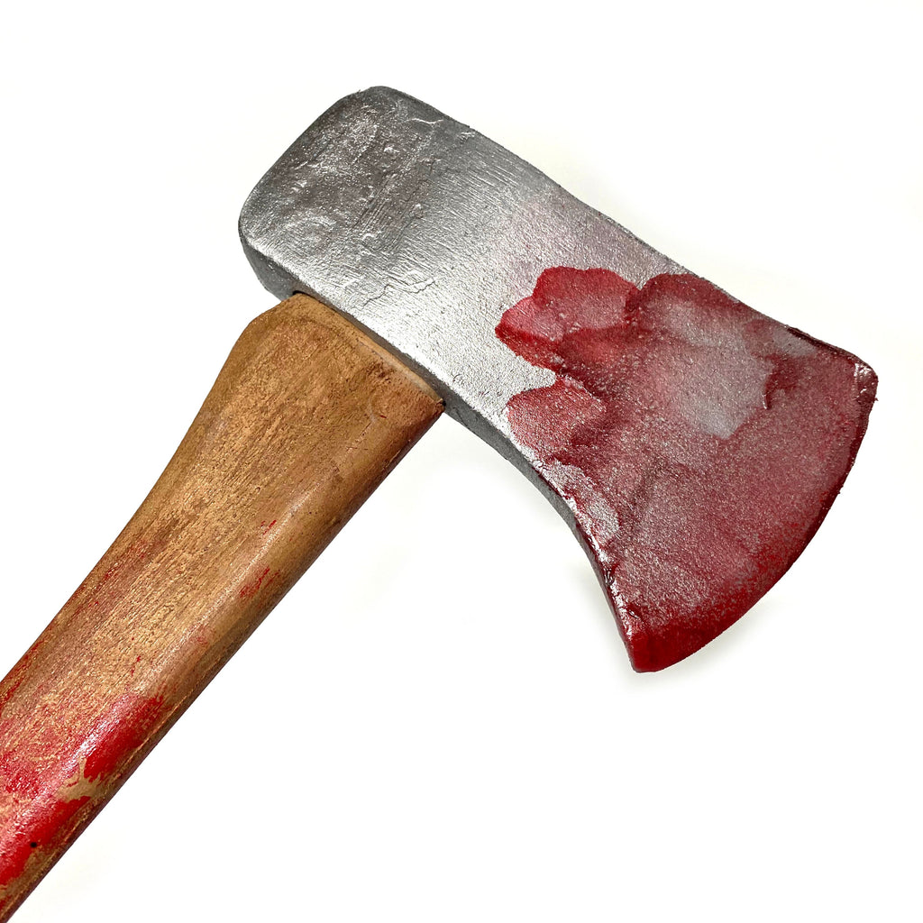 Large Foam Rubber Single Head Two-Hand Axe Stunt Prop