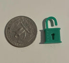 Vintage Masters of the Universe Dragon Blaster Green REPRO Padlock Lock MOTU
