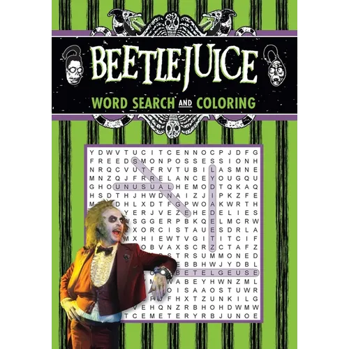 Beetlejuice Word Search and Coloring