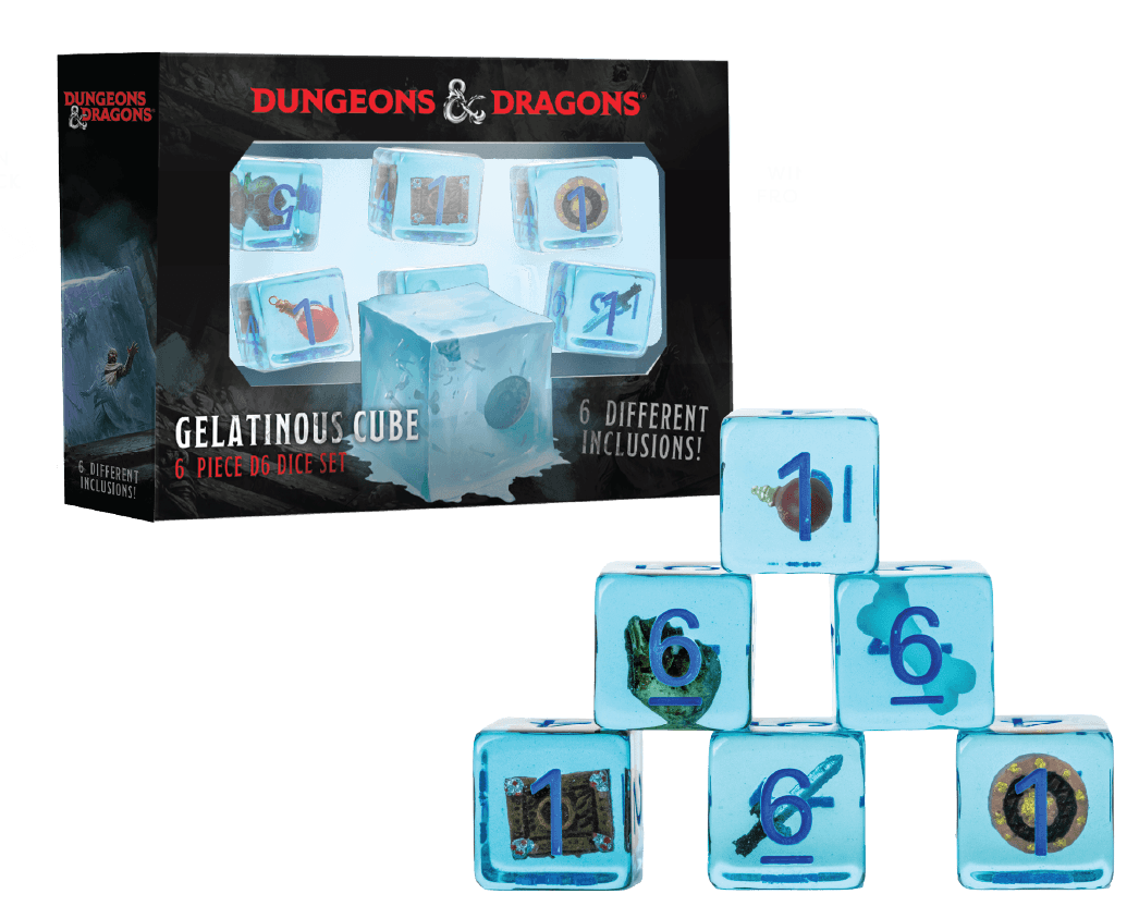 D&D Gelatinous Cube 6-Pack