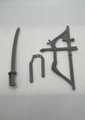 Vintage Ninjor REPRO Weapons Bow Sword Nunchucks MOTU Masters of the Universe