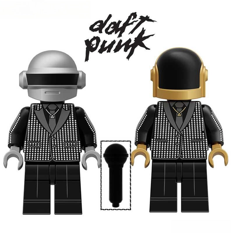 Daft Punk Lego Minifigures Custom Toys (rare set)