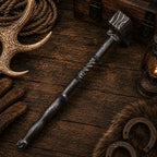 Stormforge Damascus Steel Hammer – Hand-Forged Twist Pattern Handle