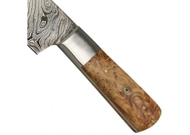 Damascus Marble Sand Stone Fire Forged Hunting Knife