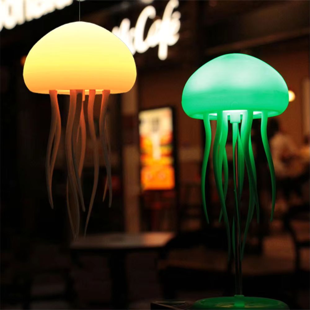 Dancing Jellyfish Night Light Vibrant RGB Gradient with Voice Control and Type-C Charging