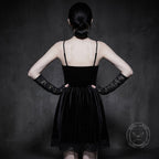 Gothic Double-Layered Polyester Party Dress