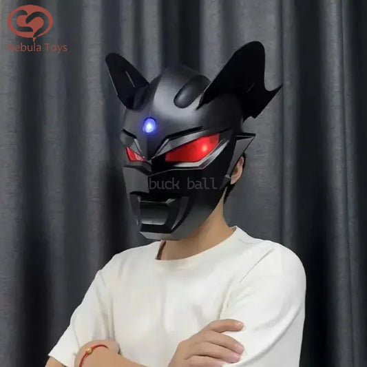 Dark Ultramans Mask Zero Mask Tiga Helmet Cyberpunk Costume Led Light Mask Cosplay Mask Boys Toys Adult Birthday For Man Gift