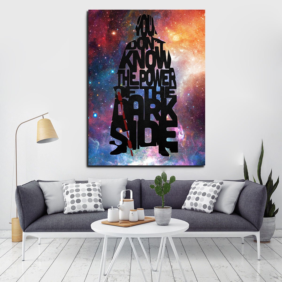Darth Vader Abstract Canvas Wall Art
