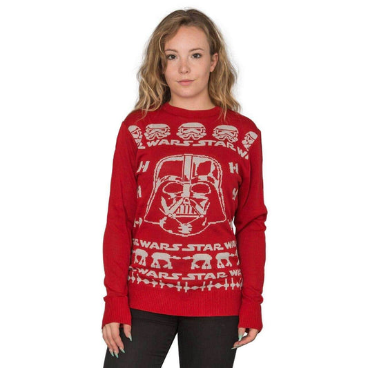 Darth Vader Adult Red Sweater - XS