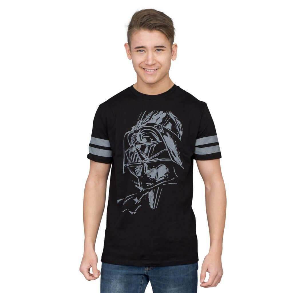 Darth Vader Striped Sleeves T-Shirt - 3X