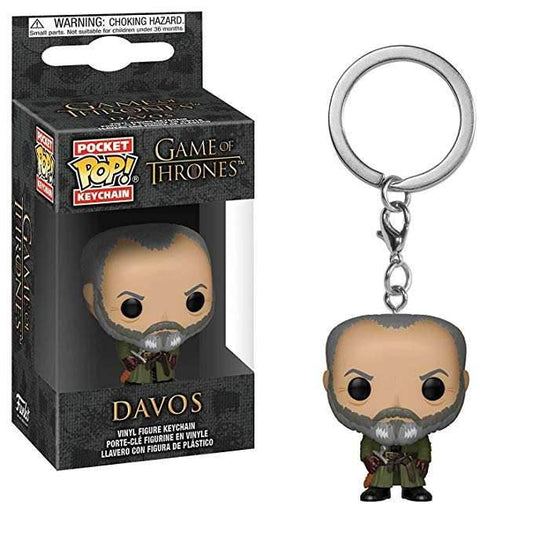 Funko POP! Keychain: Game of Thrones - Davos Pocket Keychain - 