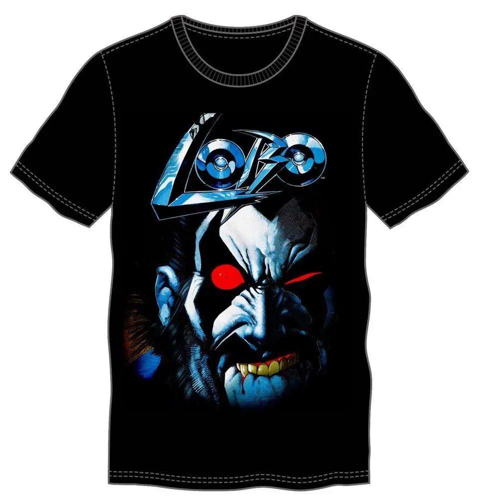 DC Comics Anti-Hero Lobo Men's Black T-Shirt