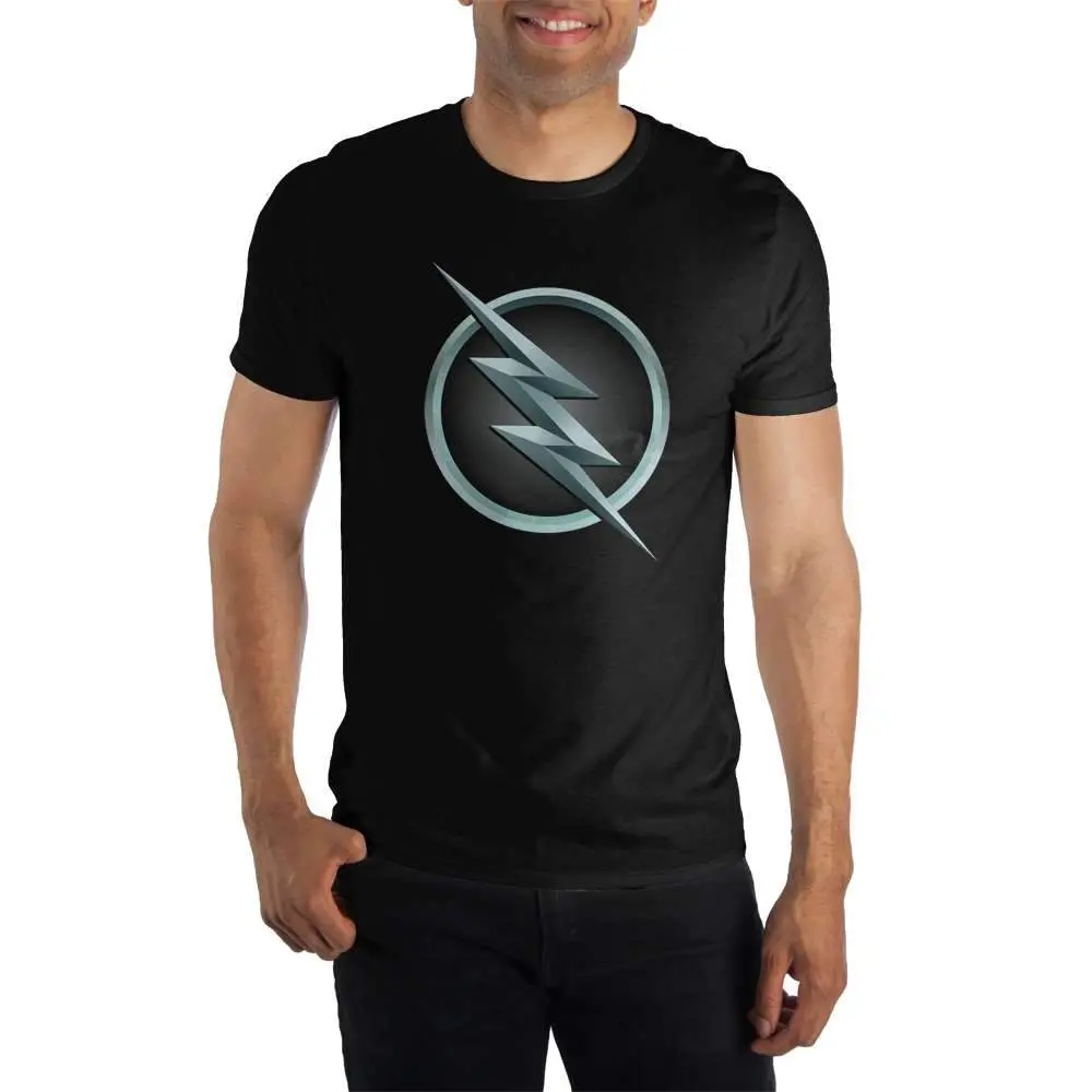 DC Comics Reverse Flash Logo Men's Black T-Shirt