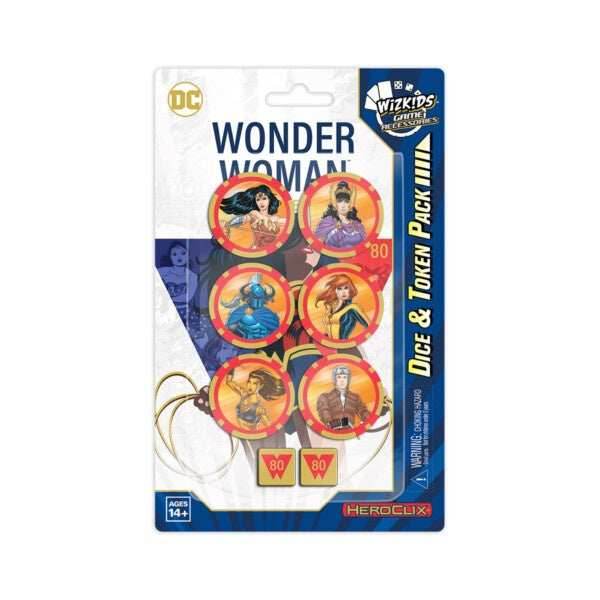 HeroClix: Wonder Woman - 80th Anniversary - Dice and Token Pack - 