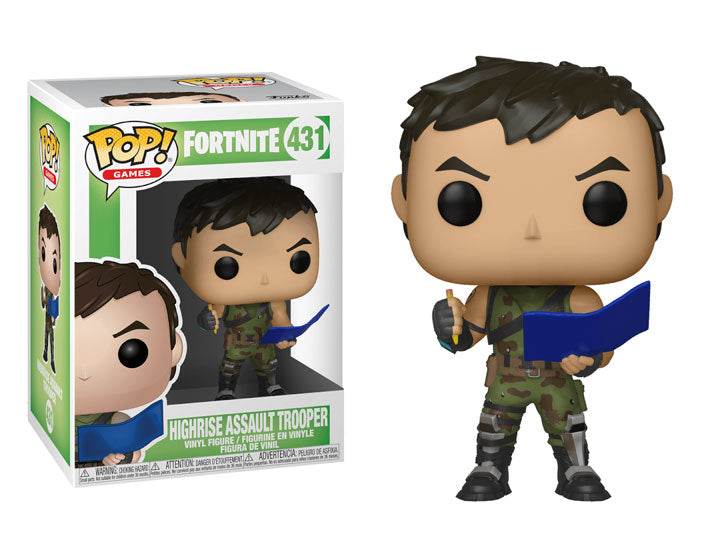 Funko POP 431: Fortnite S1-Highrise Assault Trooper Figure - 