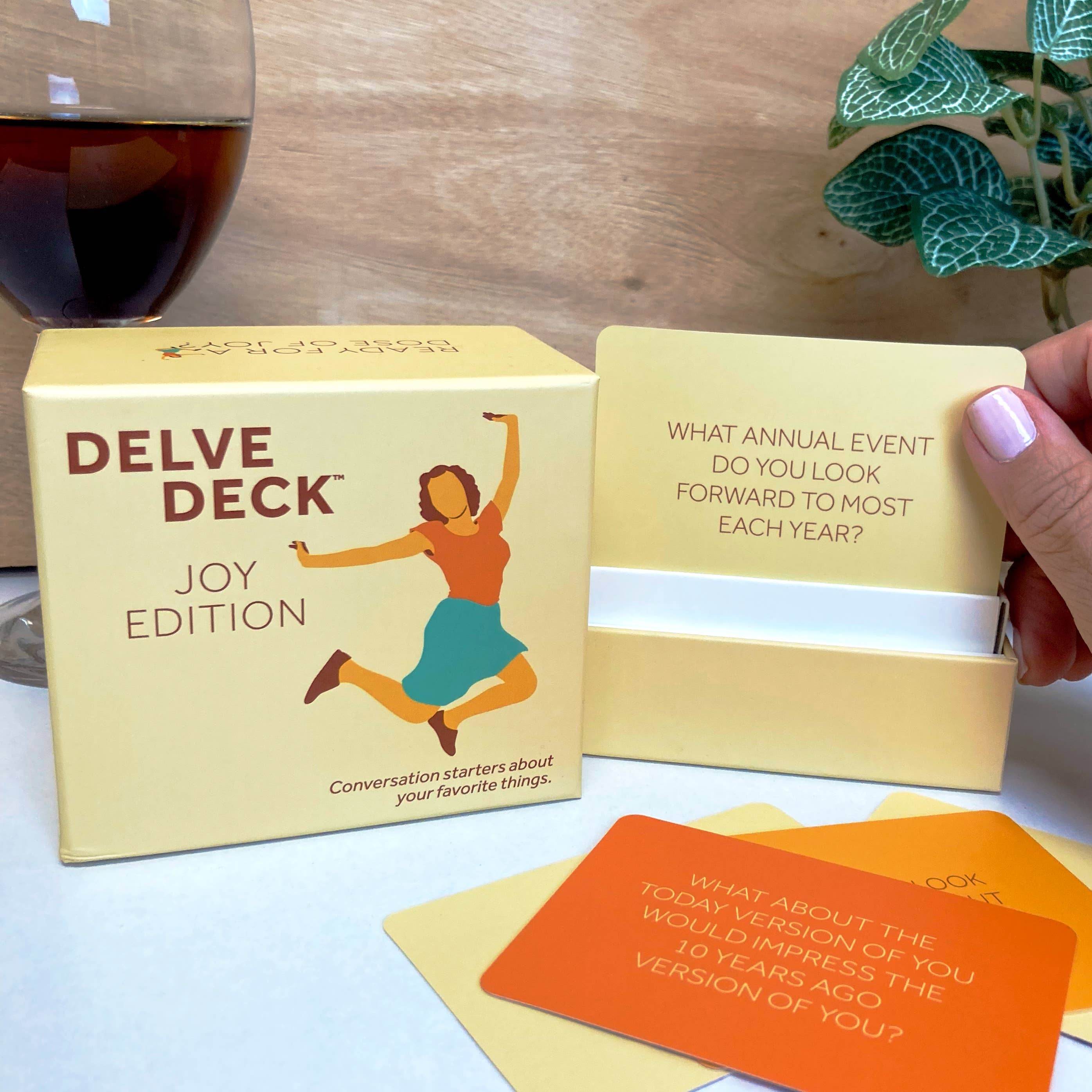 Delve Deck Conversation Cards - Joy Edition - 