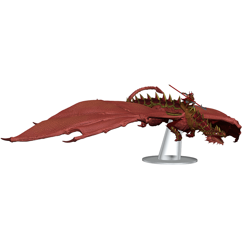 D&D: Icons of the Realms - Set 25 Dragonlance Red Ruin & Red Dragonnel - 