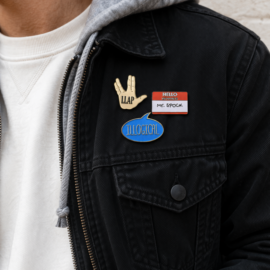 Hello My Name Is Mr. Spock - Name Tag Enamel Pin