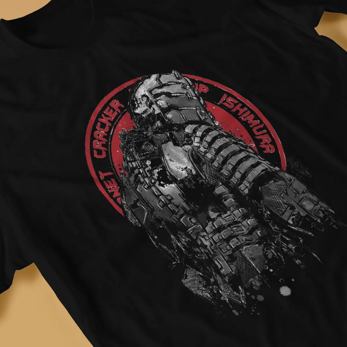 Dead Space Horror Game Man TShirt Isaac Clarke sumi e_proc Fashion T Shirt Original Sweatshirts Hipster