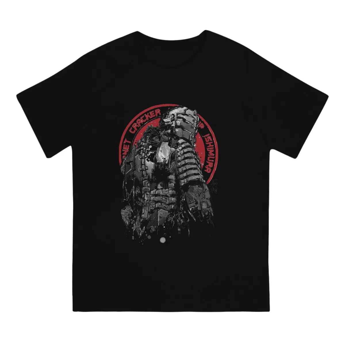 Dead Space Horror Game Man TShirt Isaac Clarke sumi e_proc Fashion T Shirt Original Sweatshirts Hipster