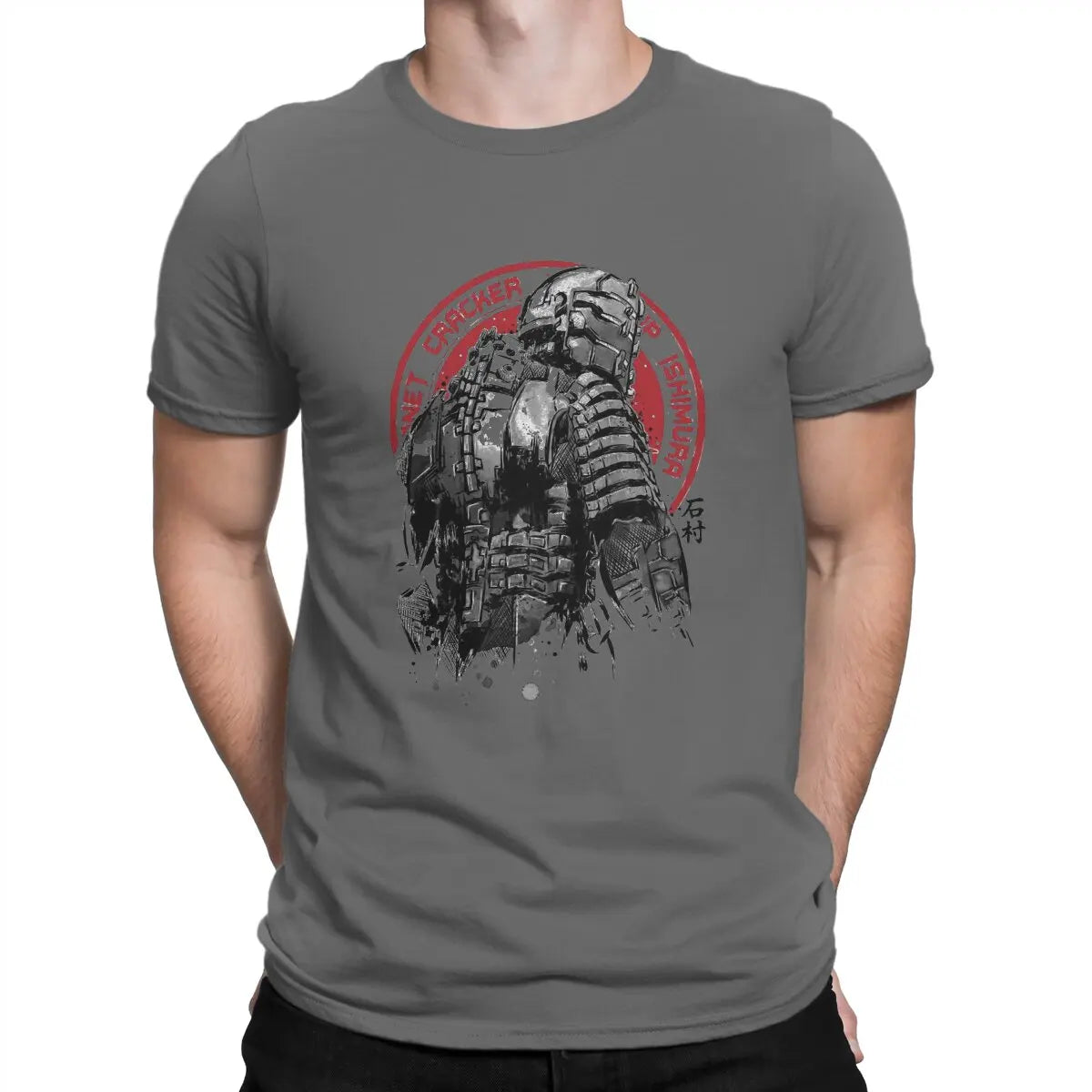 Dead Space Horror Game Man TShirt Isaac Clarke sumi e_proc Fashion T Shirt Original Sweatshirts Hipster